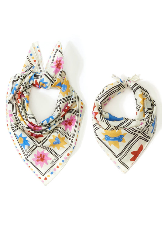 Block Print Bandana Set - MONS BONS