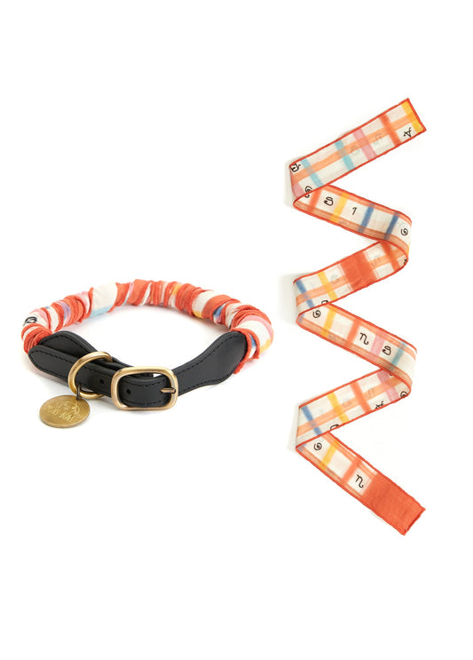 Square Print İnce Fular & Tasma Set - MONS BONS