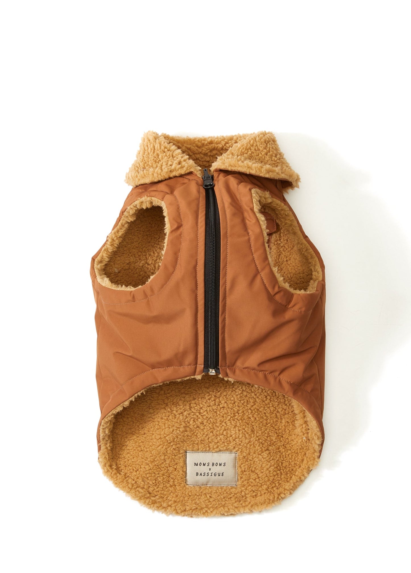 Mons Bons x Bassigue Brown Reversible Winter Jacket - MONS BONS