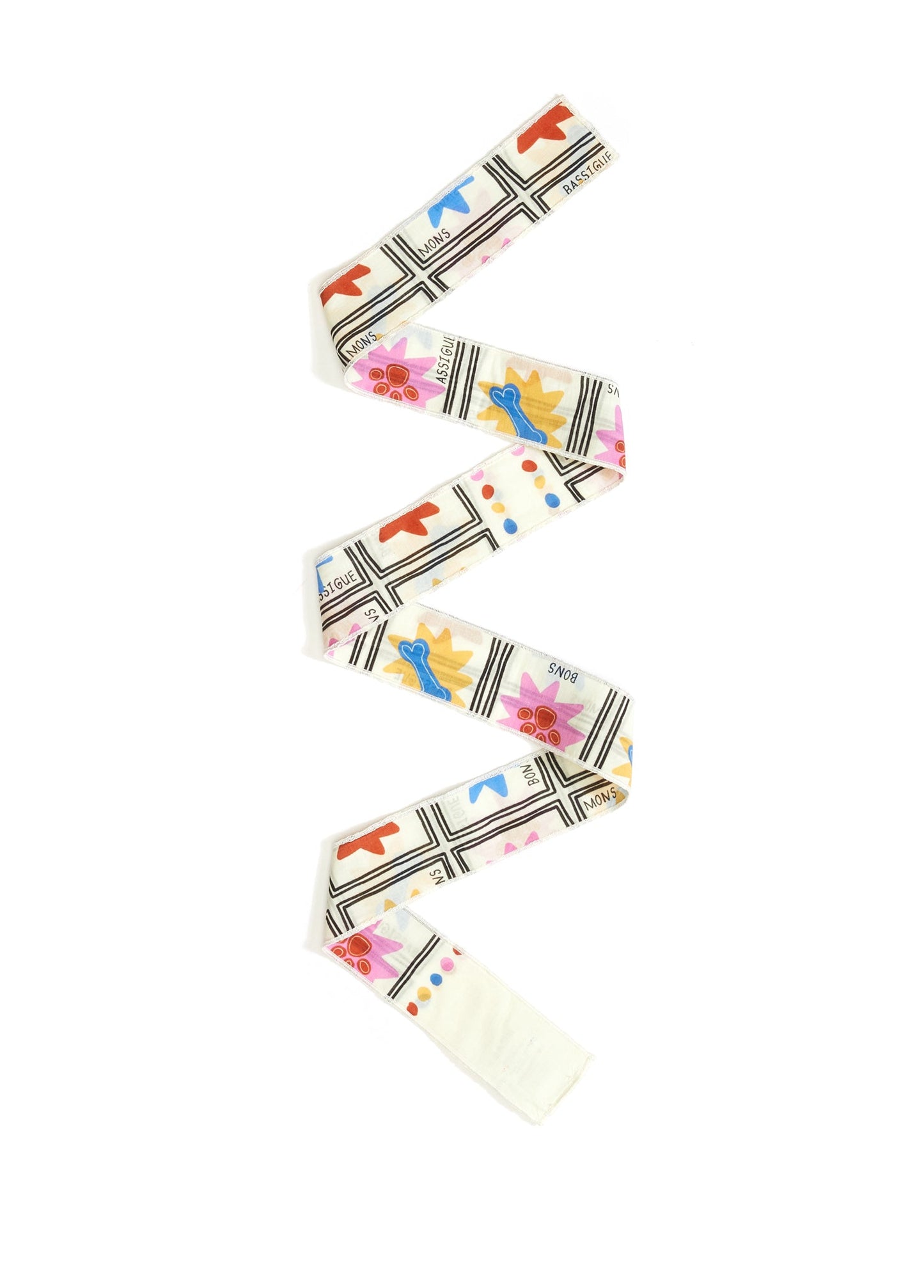 Mons Bons x Bassigue Block Print Twilly - MONS BONS