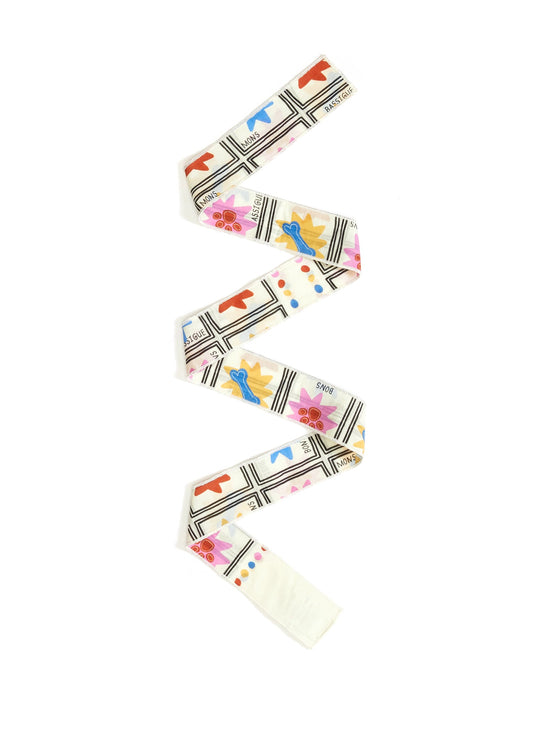 Mons Bons x Bassigue Block Print Twilly - MONS BONS