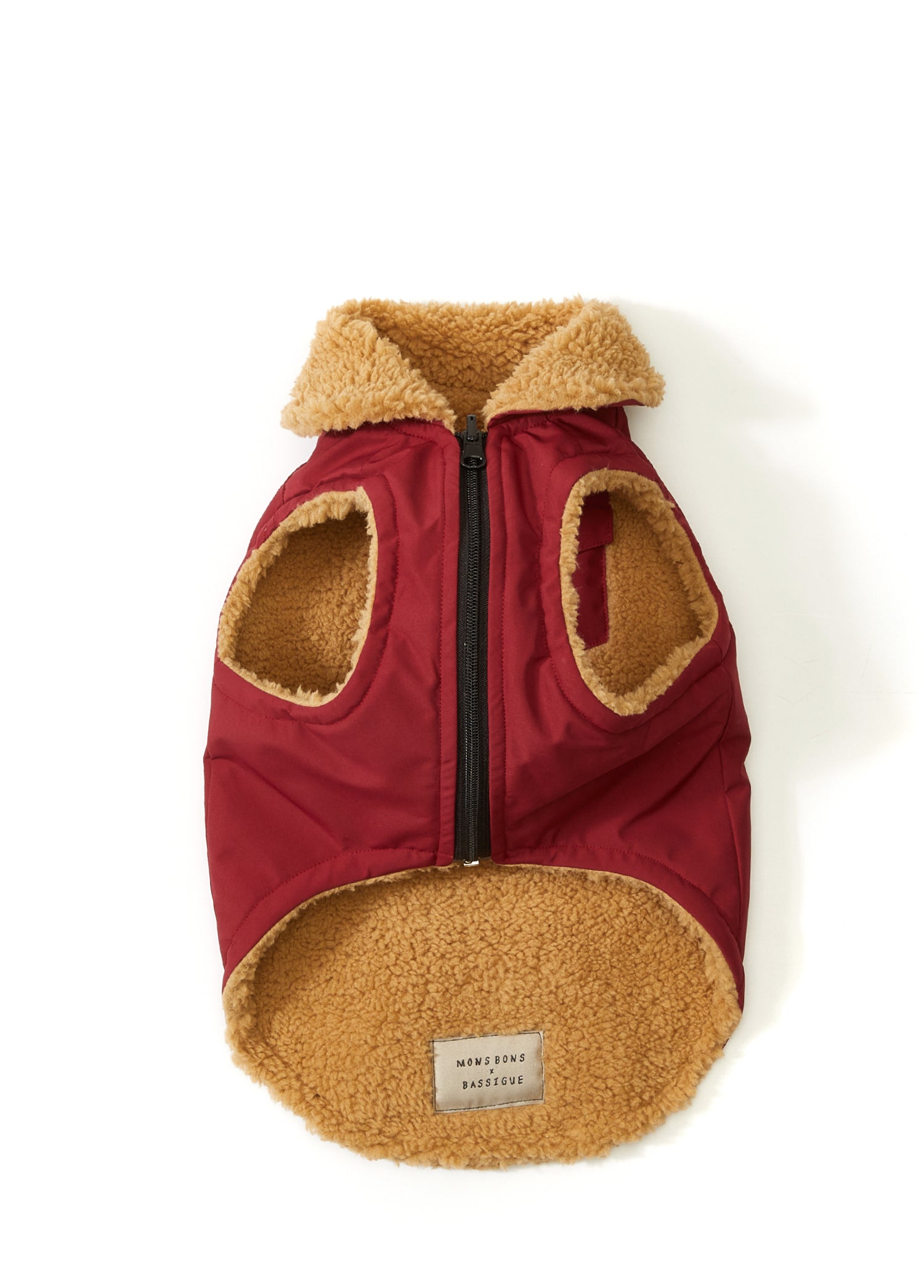 Mons Bons x Bassigue Red Reversible Winter Jacket - MONS BONS