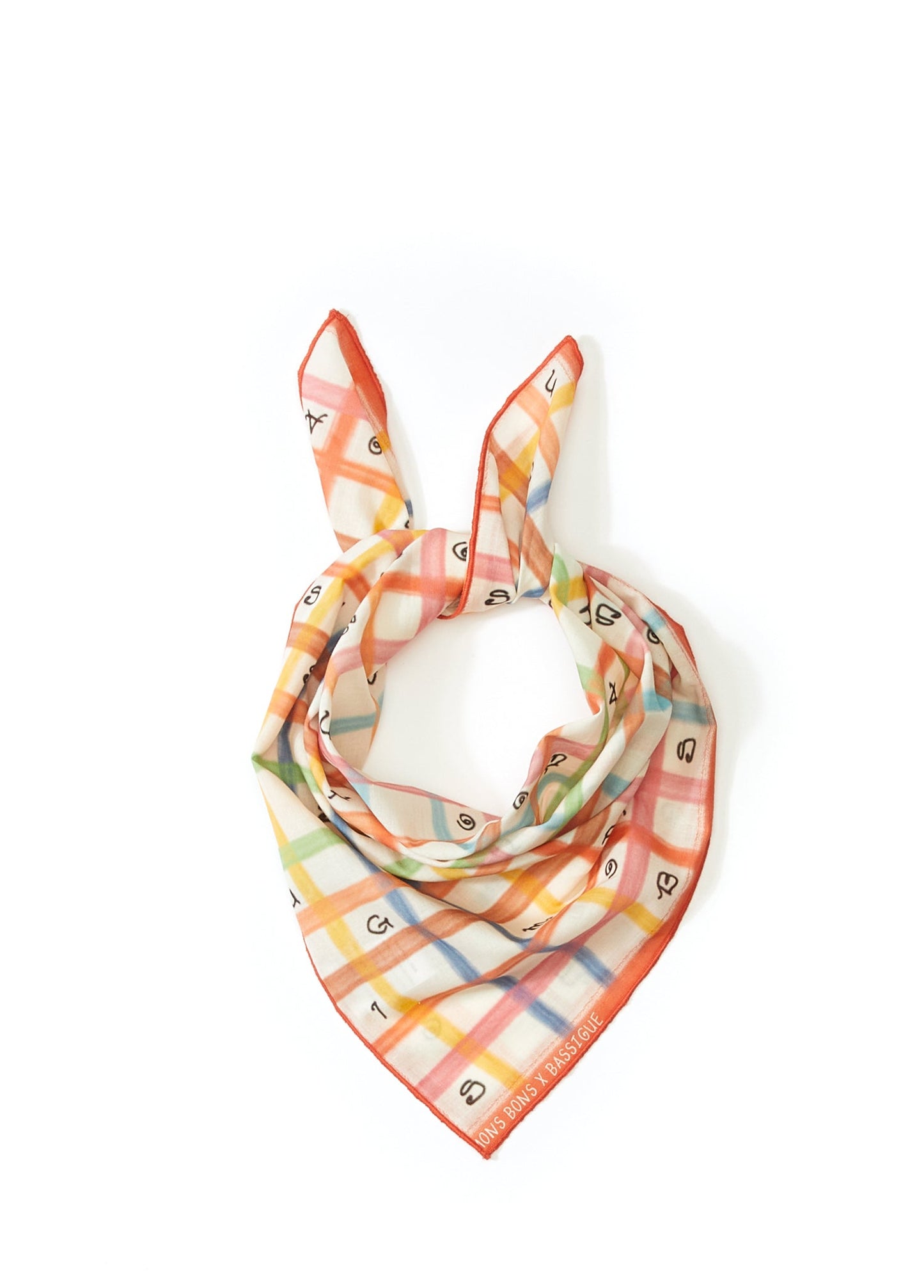 Mons Bons x Bassigue Square Print Scarf - MONS BONS