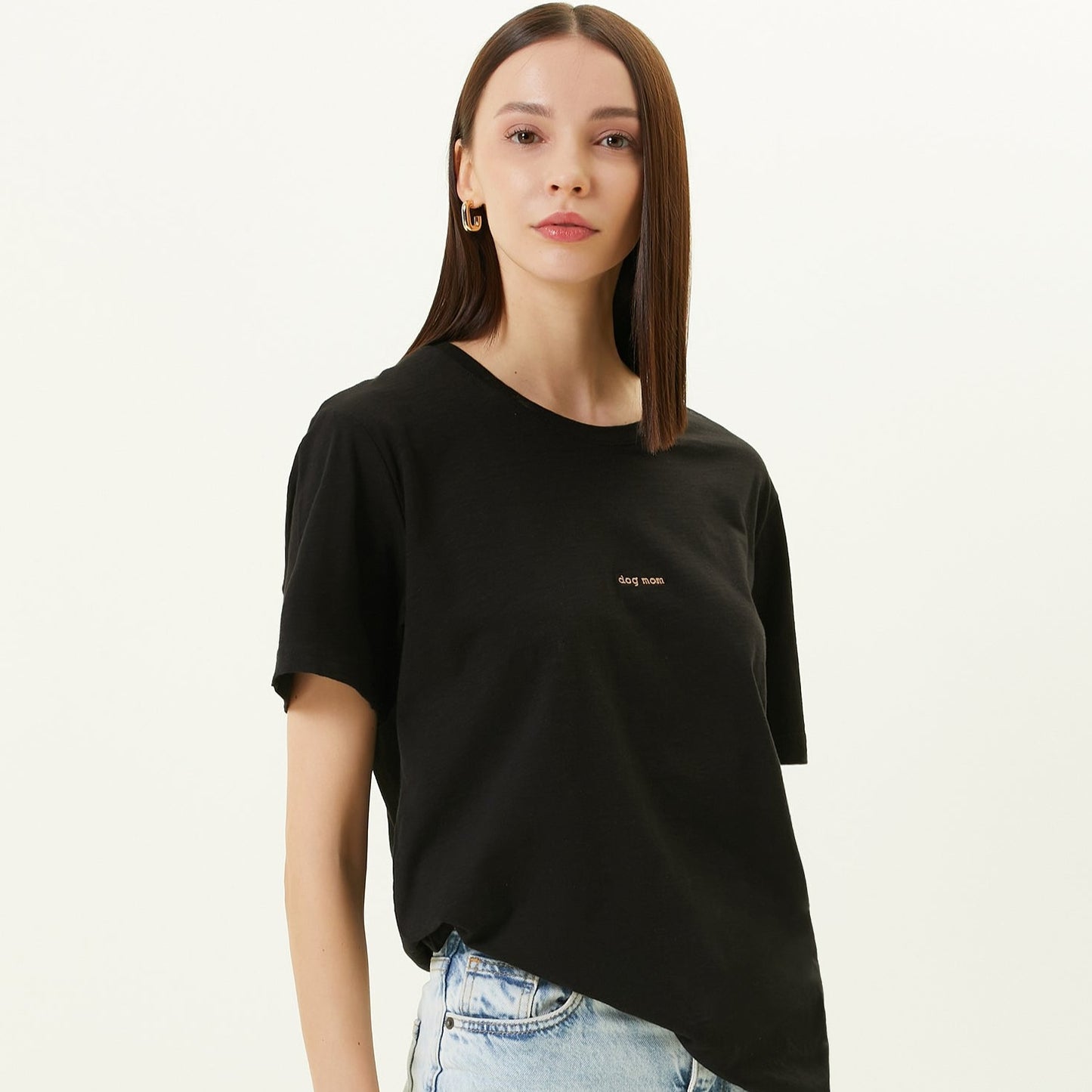 Oversized T-shirt "dog mom" - MONS BONS