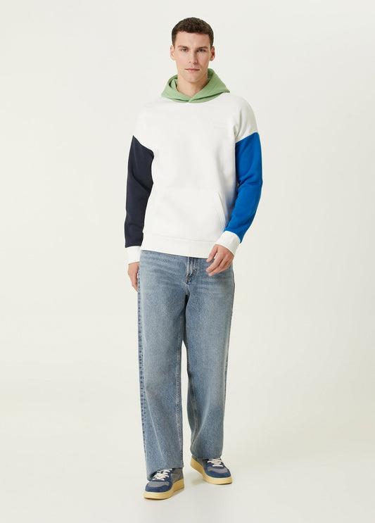 Mons Bons x Bassigue Green Color Block Hoodie - MONS BONS