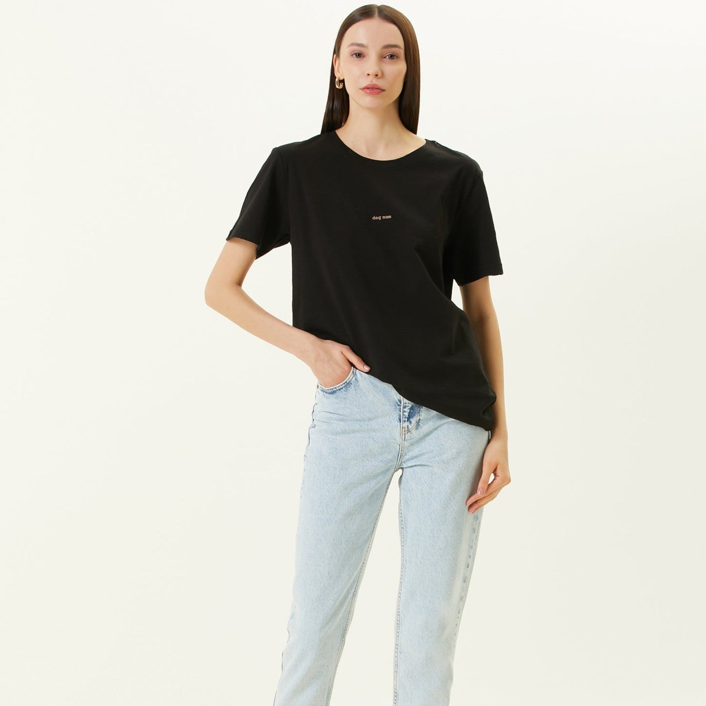 Oversized T-shirt "dog mom" - MONS BONS