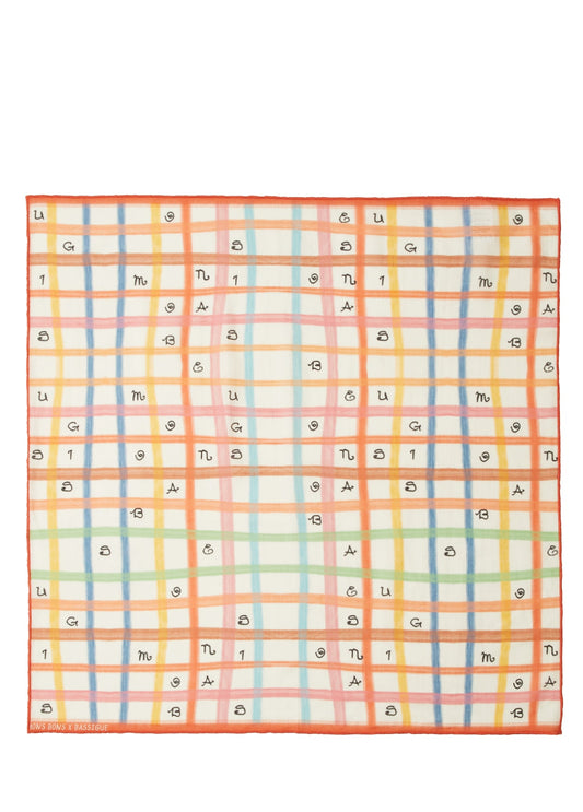 Mons Bons x Bassigue Square Print Scarf - MONS BONS