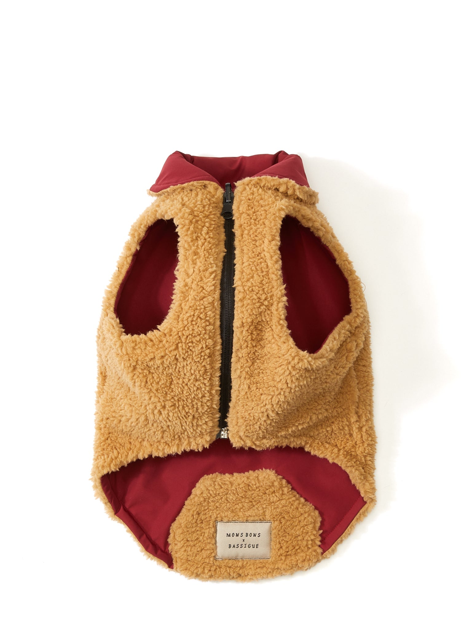 Mons Bons x Bassigue Red Reversible Winter Jacket - MONS BONS