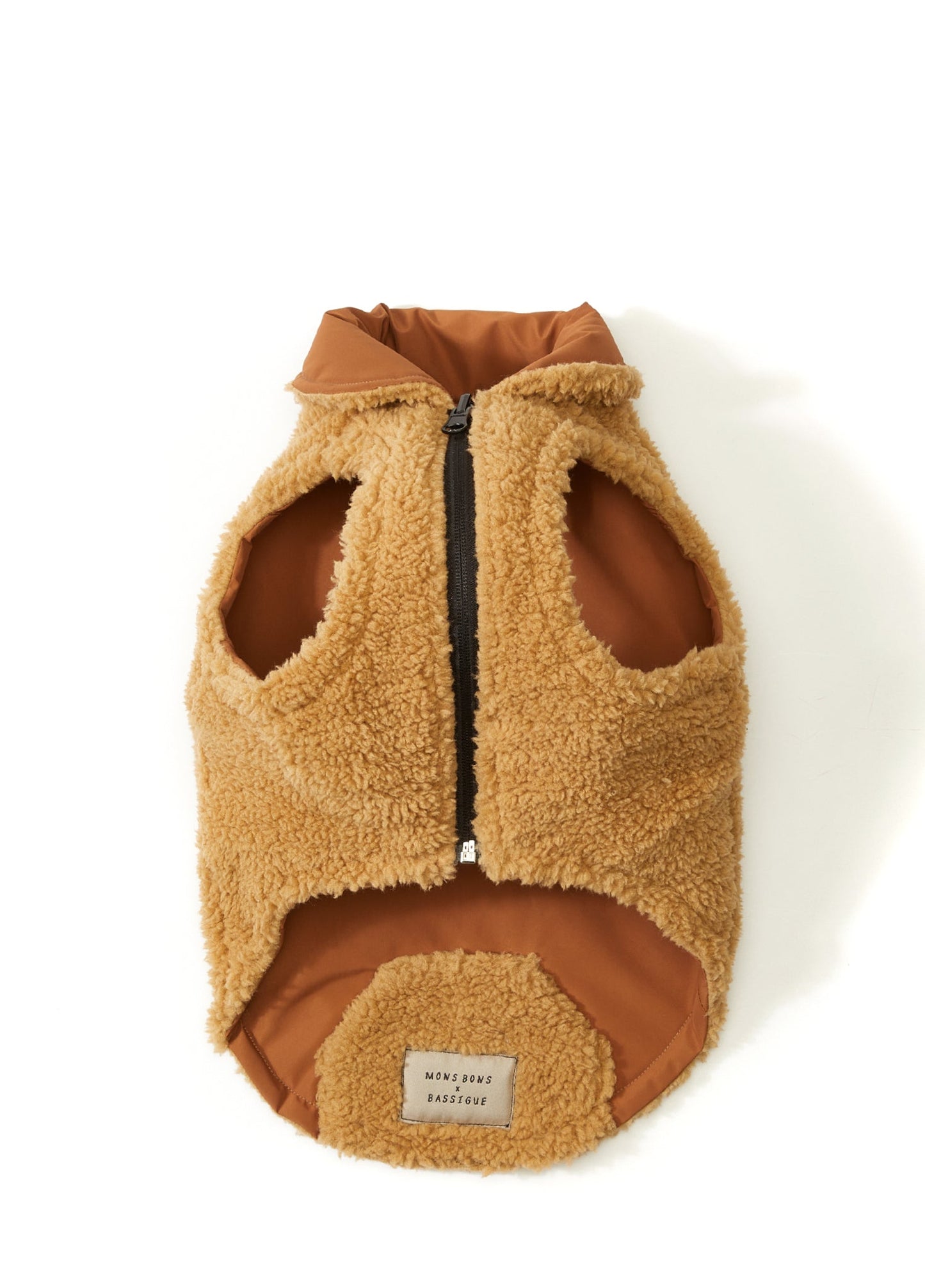 Mons Bons x Bassigue Brown Reversible Winter Jacket - MONS BONS