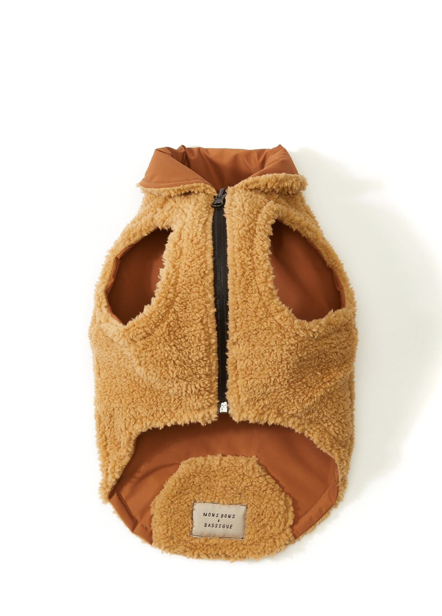 Mons Bons x Bassigue Brown Reversible Winter Jacket - MONS BONS