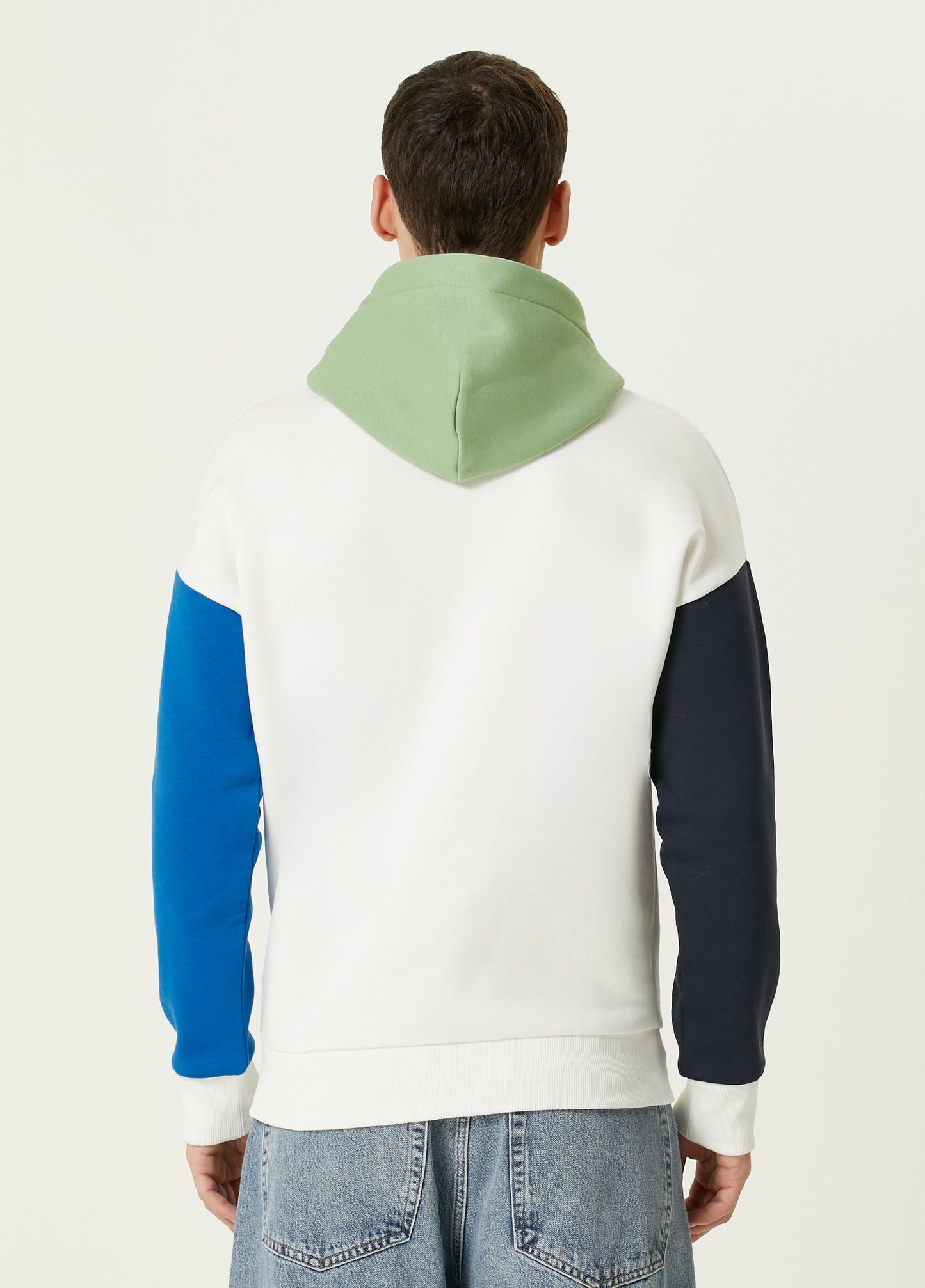 Mons Bons x Bassigue Green Color Block Hoodie - MONS BONS