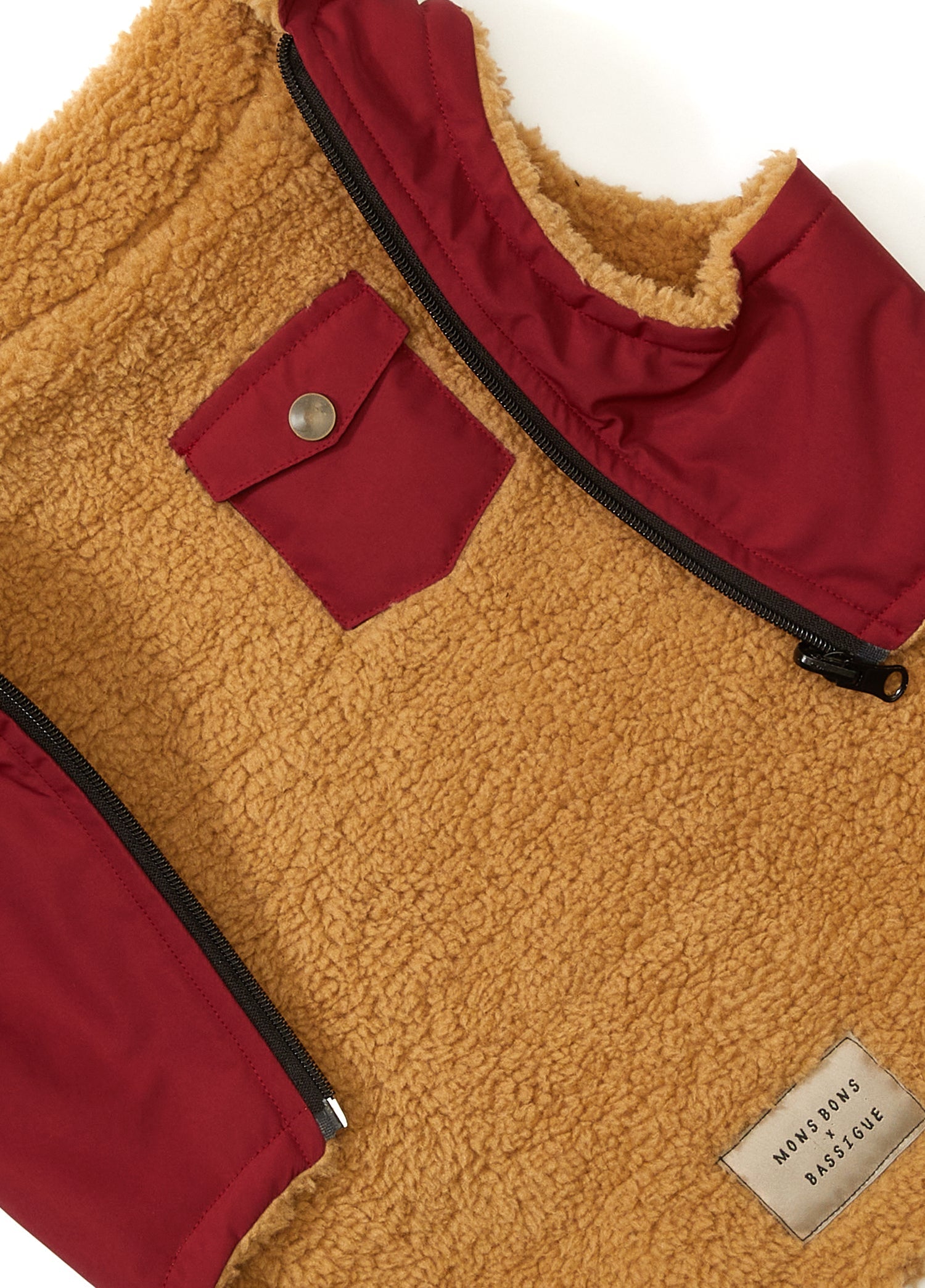 Mons Bons x Bassigue Red Reversible Winter Jacket - MONS BONS