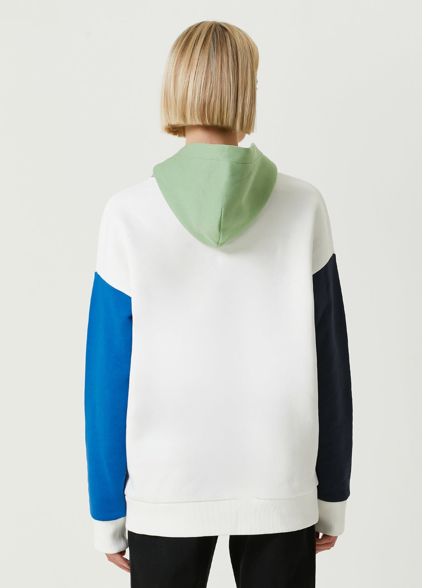 Mons Bons x Bassigue Green Color Block Hoodie - MONS BONS