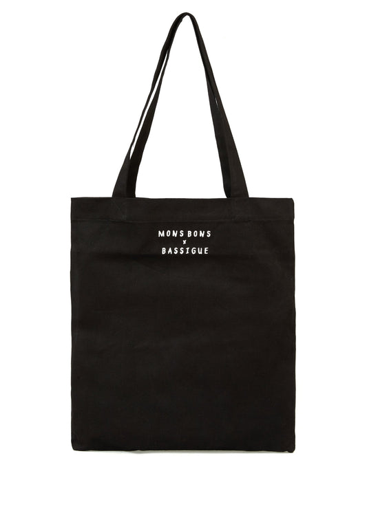Mons Bons x Bassigue  Black Tote Bag - MONS BONS