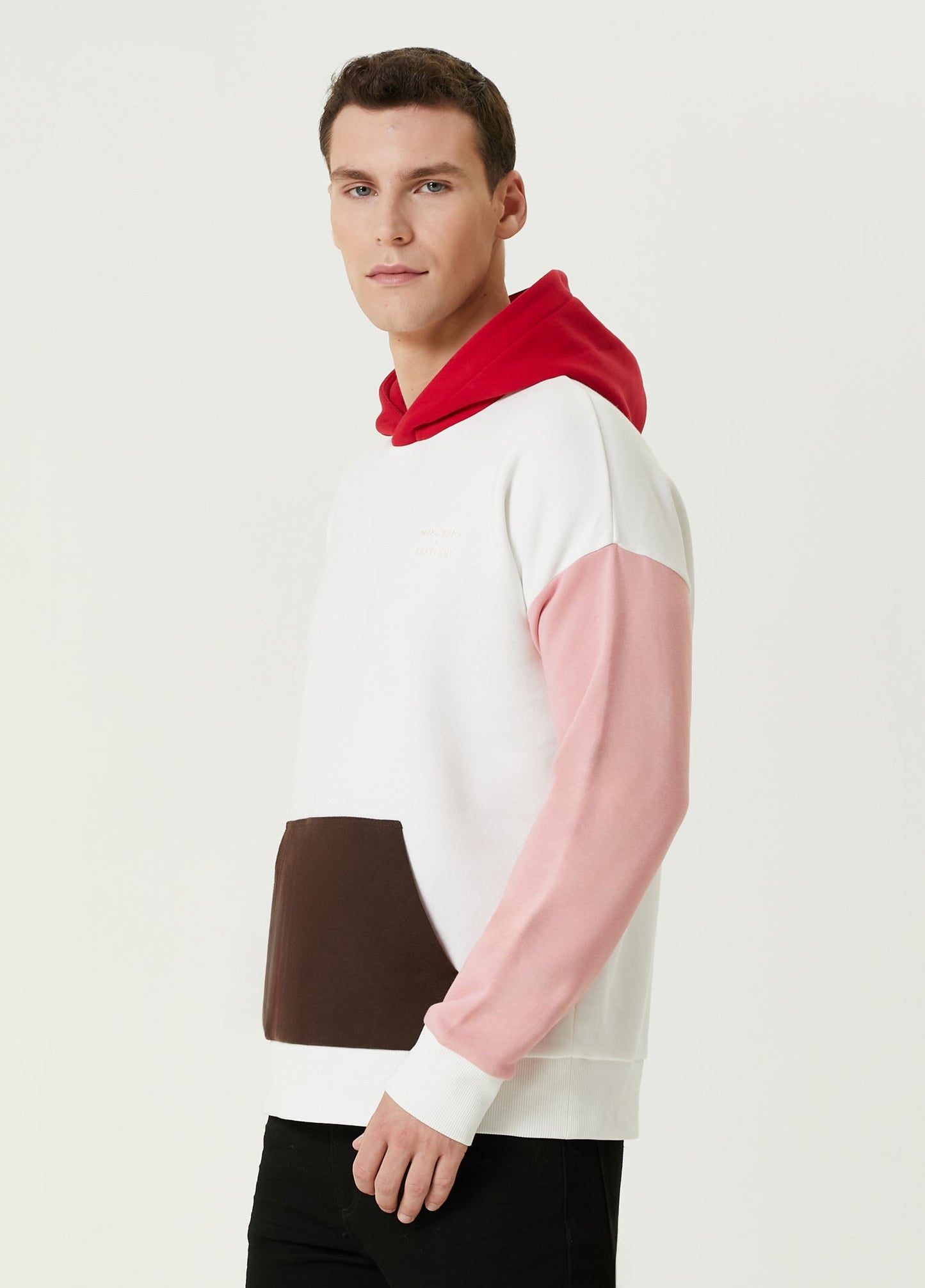 Mons Bons x Bassigue Pastel Colored Block Hoodie - MONS BONS