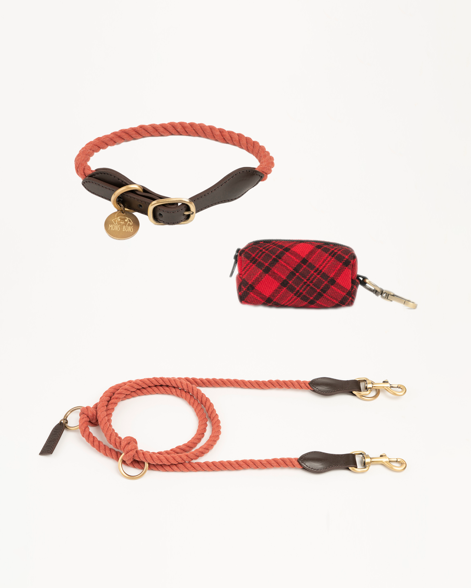 3-Pack Walking Set Red - MONS BONS