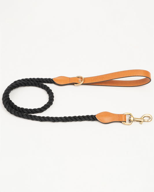 Classy-Yoko Leash Black - MONS BONS