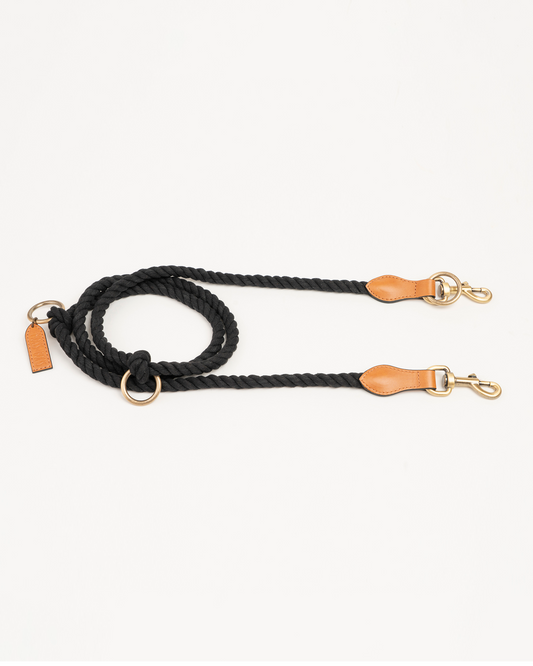 Classy-Yoko Handsfree Leash Black - MONS BONS
