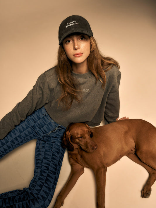 It's OK To Be Obsessed With Your Dog Suede Hat - MONS BONS