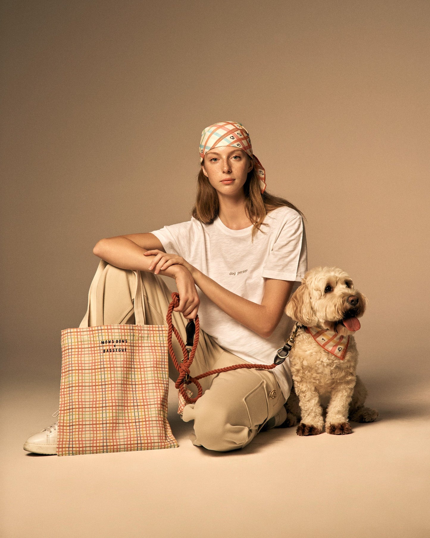 Mons Bons x Bassigue Square Print Scarf - MONS BONS