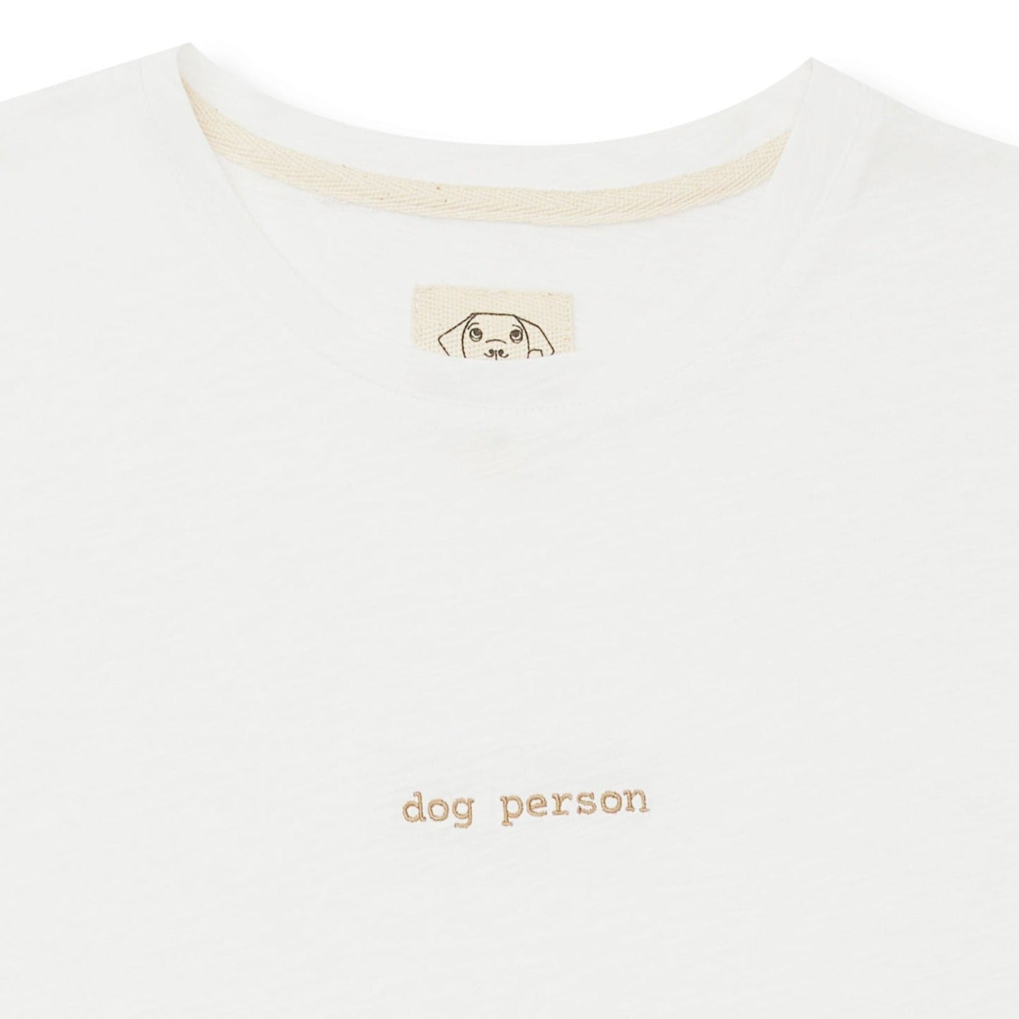 Oversized T-shirt "dog person" - MONS BONS