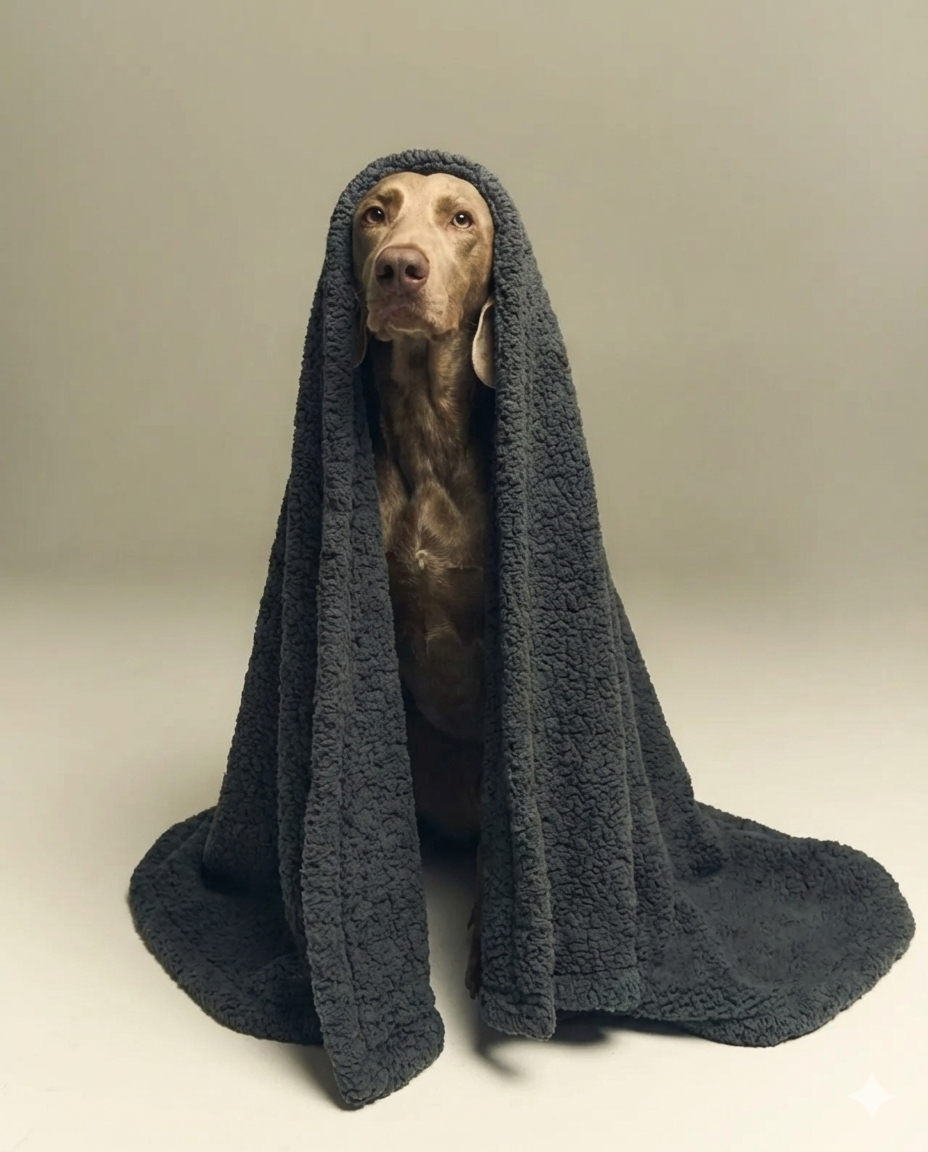 Fluffy Stress-Free Blanket – Mona’s Grey Edition