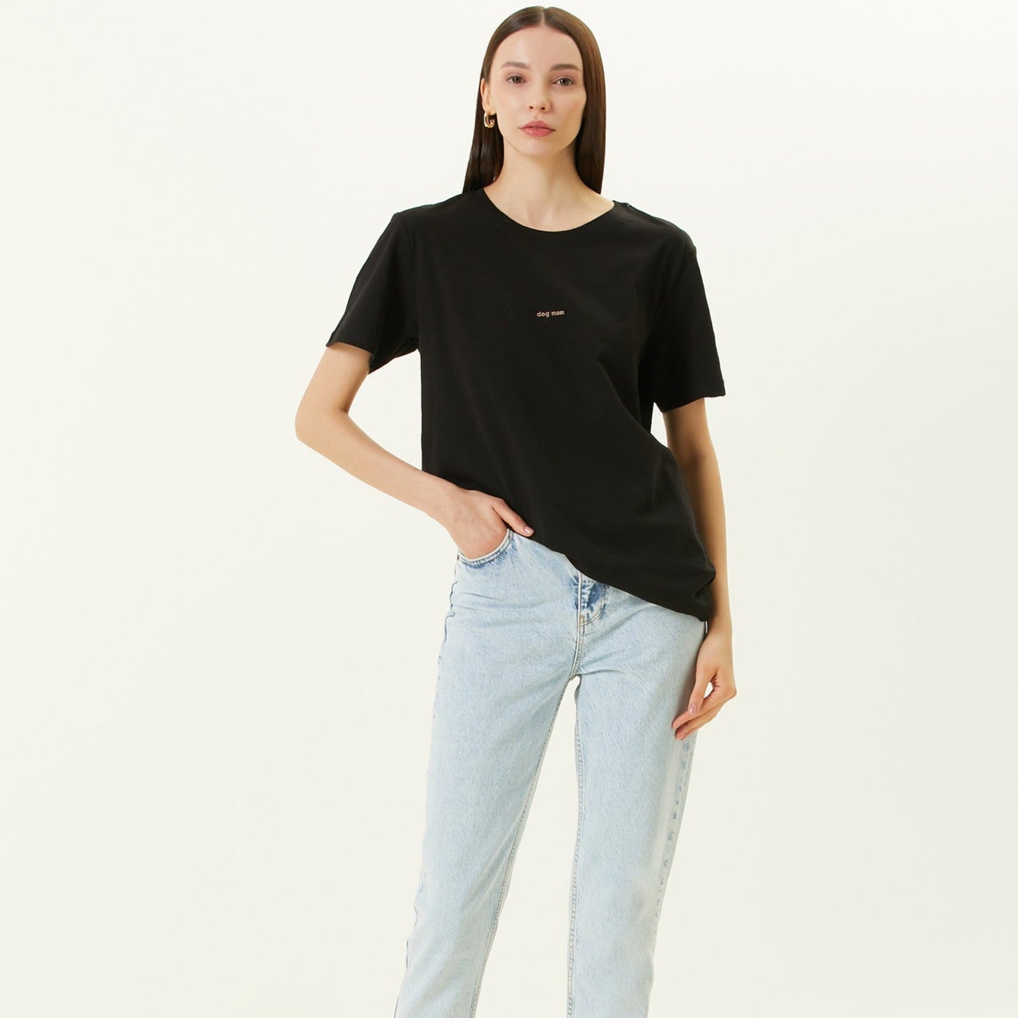 Oversized T-shirt "dog mom" - MONS BONS