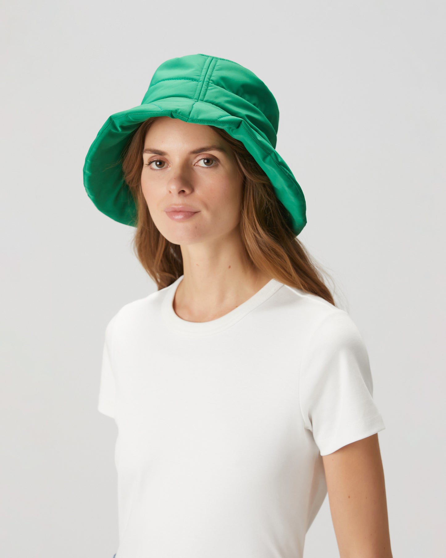 Mons Bons x Bassigue Green Puffer Hat