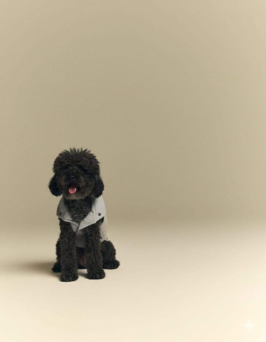 Mons Bons Puffer Vest - Stone Grey