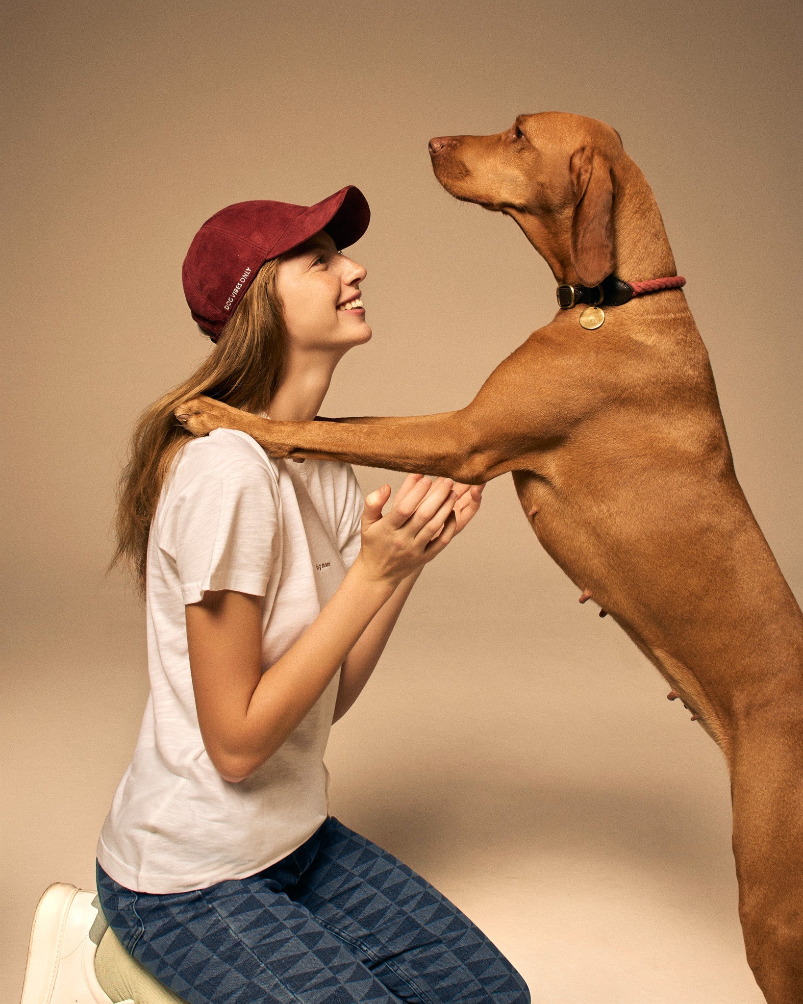 Dog Vibes Only Suede Hat - MONS BONS