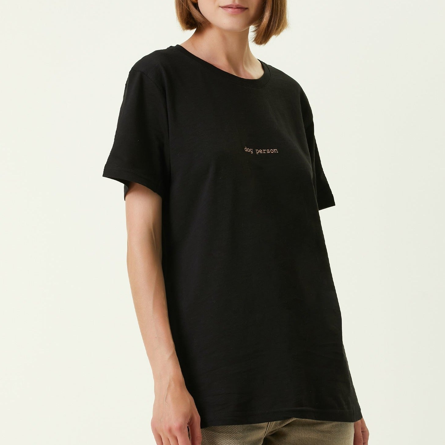 Oversized T-shirt "dog person" - MONS BONS